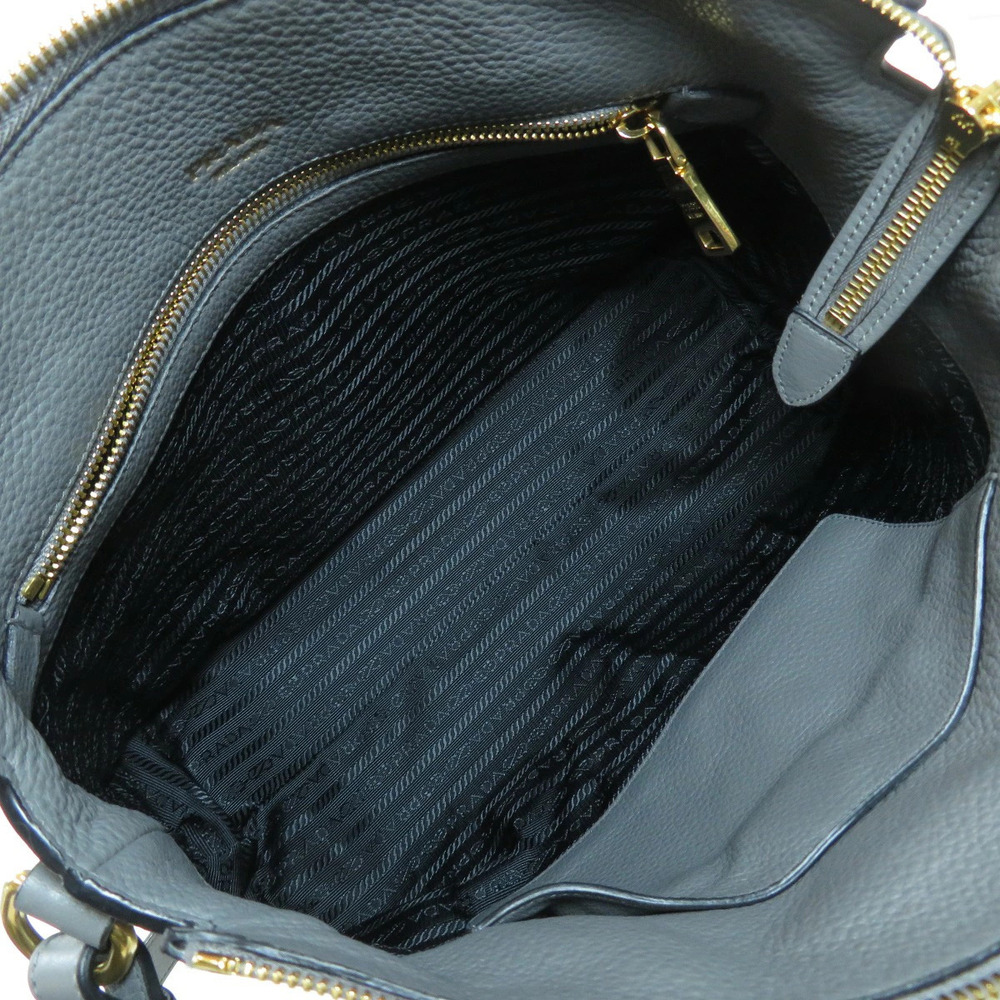 Prada Dual Strap Convertible Open Tote Vitello Daino gray - Picture 5 of 11